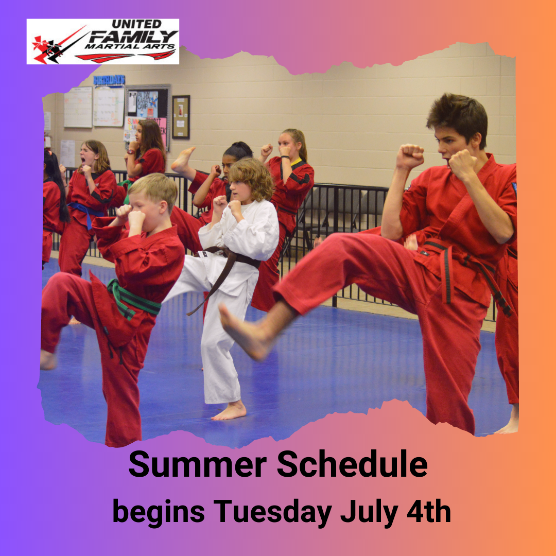 Summer Class Schedule UFMA Martial Arts Hamilton West